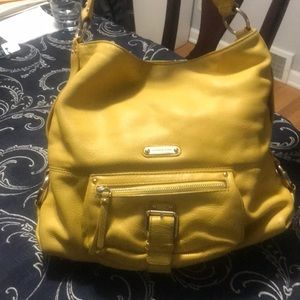Michael Kors leather yellow purse